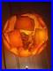 Lucite Rock Candy Swag Lamp Vintage 1960s MCM Chunky orange withorig switch cord