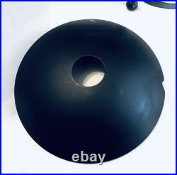 MCM Arthur Umanoff Style WROUGHT IRON Bird Cage Hanging Swag Lamp Pendant Light