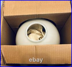 MCM Arthur Umanoff Style WROUGHT IRON Bird Cage Hanging Swag Lamp Pendant Light