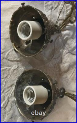 MID-CENTURY Double Frosted Crackle Globes, Chain Hanging Swag Lights (NICE) MID-CENTURY Double Frosted Crackle Globes, Chain Hanging Swag Lights (NICE)