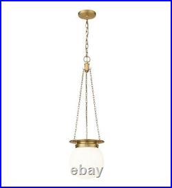 MSRP $202? Z-Lite 7505P9-HBR Calhoun Pendant Ceiling Light in Heritage Brass