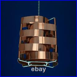 Max Sauze Rare Copper'Mars' Pendant Hanging Lamp 1960s-1970s Vintage Retro