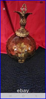Mid CENTURY MODERN GLASS GLOBE FOR SWAG LAMP