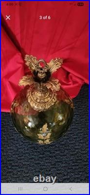 Mid CENTURY MODERN GLASS GLOBE FOR SWAG LAMP