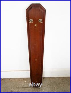 Mid Century Modern Hanging Lamp Douglas Fir Wood Vintage Swag Light Custom 1970s