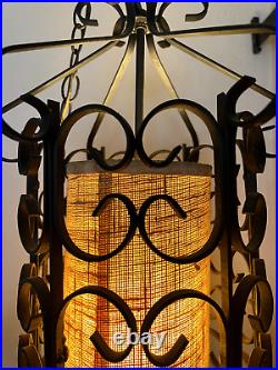 Mid Century Modern Pendant Light Hanging Gothic Lamp Pull Chain Light 25 MCM