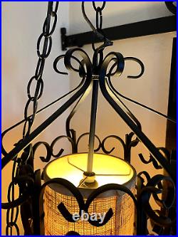 Mid Century Modern Pendant Light Hanging Gothic Lamp Pull Chain Light 25 MCM