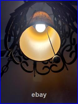 Mid Century Modern Pendant Light Hanging Gothic Lamp Pull Chain Light 25 MCM