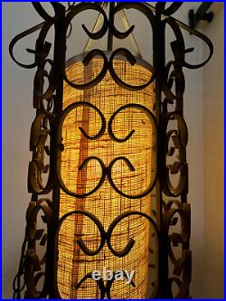 Mid Century Modern Pendant Light Hanging Gothic Lamp Pull Chain Light 25 MCM