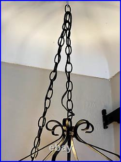 Mid Century Modern Pendant Light Hanging Gothic Lamp Pull Chain Light 25 MCM