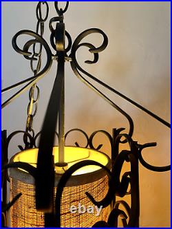 Mid Century Modern Pendant Light Hanging Gothic Lamp Pull Chain Light 25 MCM