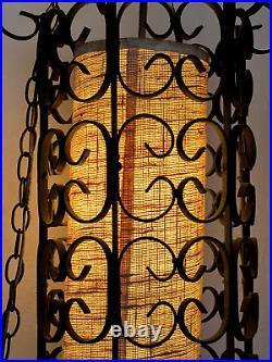 Mid Century Modern Pendant Light Hanging Gothic Lamp Pull Chain Light 25 MCM