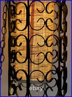 Mid Century Modern Pendant Light Hanging Gothic Lamp Pull Chain Light 25 MCM