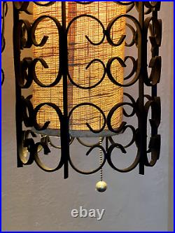 Mid Century Modern Pendant Light Hanging Gothic Lamp Pull Chain Light 25 MCM