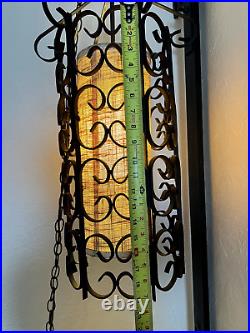 Mid Century Modern Pendant Light Hanging Gothic Lamp Pull Chain Light 25 MCM