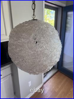 Mid Century Spaghetti MCM Modern Light Hanging Lamp Chandelier 1960's