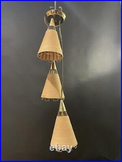 Mid century modern pendant lamp vintage