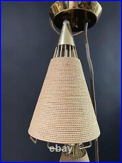 Mid century modern pendant lamp vintage
