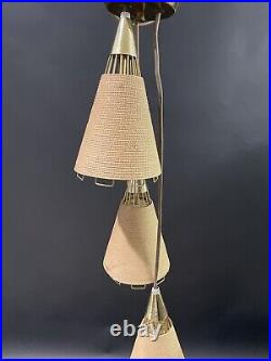 Mid century modern pendant lamp vintage