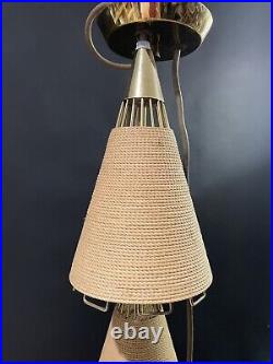 Mid century modern pendant lamp vintage