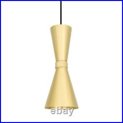 Mid century pendant light fixture vintage antique 100 Brass Hanging Sconce X 1