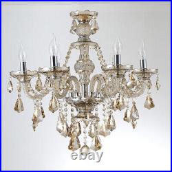 Modern Chandelier Crystal Glass LED Ceiling Light Fixture Pendant Hanging Lamp