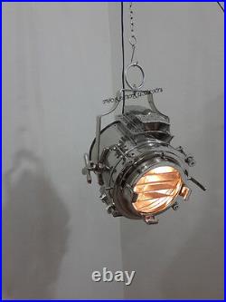Nautical Industrial Vintage Ceiling Pendant Hanging Light Pendant Chrome Lamp