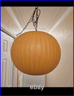 Original Nelson Ball Pendant Lamp for Howard Miller MCM Atomic