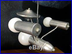 Original Vintage Star Trek Enterprise Prestigeline Panton Era 1960s Hanging Lamp