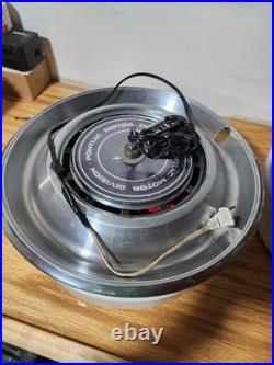 Pair Vintage Pontiac Hubcap Hanging Pendant Lights Upcycled Man Cave Swag Lamp