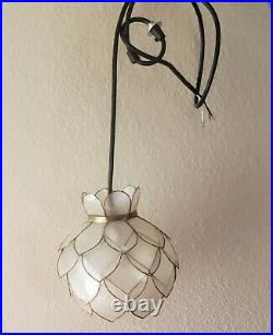 Philippine Capiz shell hanging lamps (3)