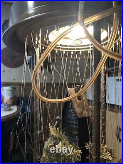 RAIN LAMP Lg 36 Grist Water Wheel Mill oil hanging lamp BEAUTIFUL WORKS Vintage