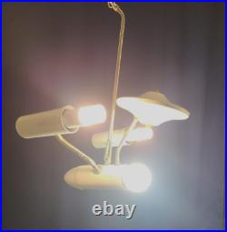 RARE Signed Vintage 60s USS Enterprise Star Trek Hanging Light Lamp Fixture 3L
