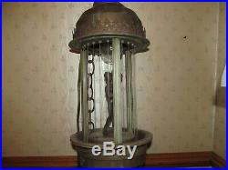 RARE Vintage Hanging l970's Mineral Oil Rain Motion Lamp Partially Nude Goddess