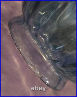 Rare Hollywood Regency Mcm Vitnage Glass Tier Hanging Lamp