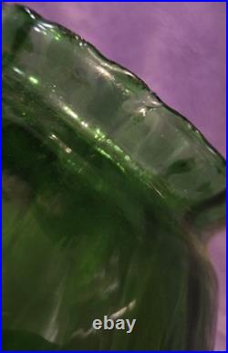 Rare Hollywood Regency Mcm Vitnage Glass Tier Hanging Lamp