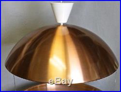 Rare Vintage Rs50 Flower Lamp Poul Cadovius Large Copper Hanging Planter Lamp