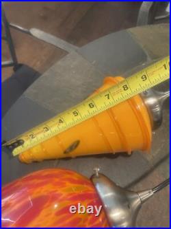 Retro/ Triple 3 Pendant Long Swag Lamp Light & Single Pendant Long Lamp