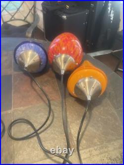 Retro/ Triple 3 Pendant Long Swag Lamp Light & Single Pendant Long Lamp