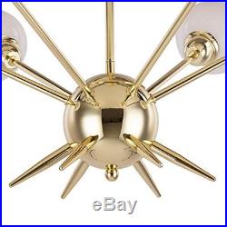 SALE Vintage Decor Metal 6 Lights Sputnik Chandelier Pendant Hanging Modern Lamp