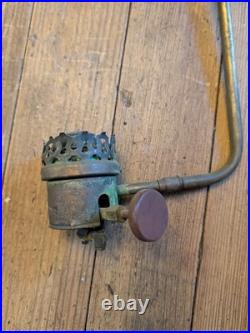 SUPERIOR MFG ANN ARBOR Torch Antique 28 Hanging Gas Ceiling Light Fixture Vtg