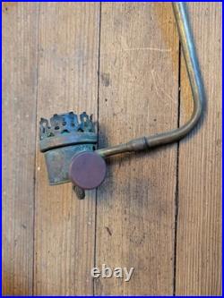 SUPERIOR MFG ANN ARBOR Torch Antique 28 Hanging Gas Ceiling Light Fixture Vtg