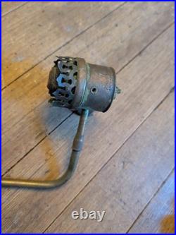 SUPERIOR MFG ANN ARBOR Torch Antique 28 Hanging Gas Ceiling Light Fixture Vtg