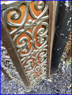 Set Of 2 MCM Hollywood Regency Gothic Hanging Swag Lamp Light Wild Looking VTG