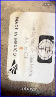 Stunning 2-Tiered Chandelier Polished Brass & Multifaceted Beveled Glass Panels