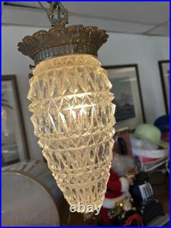 Swag Crystal Light Vintage Ceiling Light Hanging
