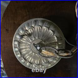Swag Frosted Glass Light Fixtures, Hollywood Regency, MCM, Vintage Light