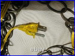 Swag Vintage Hanging Lamp 60's Original Rare