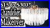 Thrift Store Makeover Furniture Chandelier On A Budget Diy Ceiling Light Fixtures