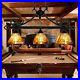 Tiffany 3-Light Hanging Chandelier Vintage Stained Glass Pendant Lamp Fixtures